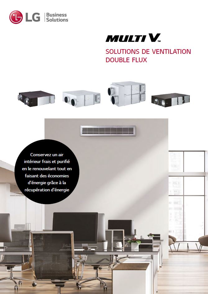 Brochure solutions de ventilation double flux LG
