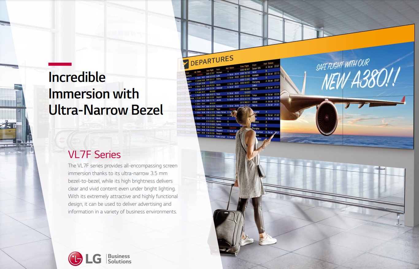 LG Digital Signage | Video Wall | VL7F-A